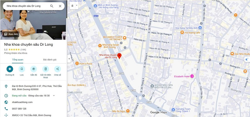 Nha khoa chuyên sâu Dr Long