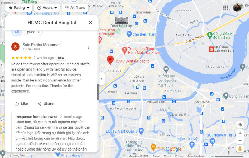 Bệnh viện răng hàm mặt TPHCM