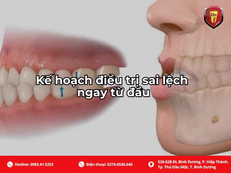 Kế hoạch điều trị sai lệch ngay từ đầu