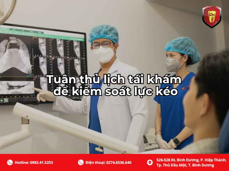 Cần tuân thủ nghiêm ngặt lịch tái khám từ bác sĩ