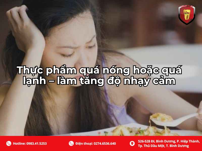 Thực phẩm quá nóng