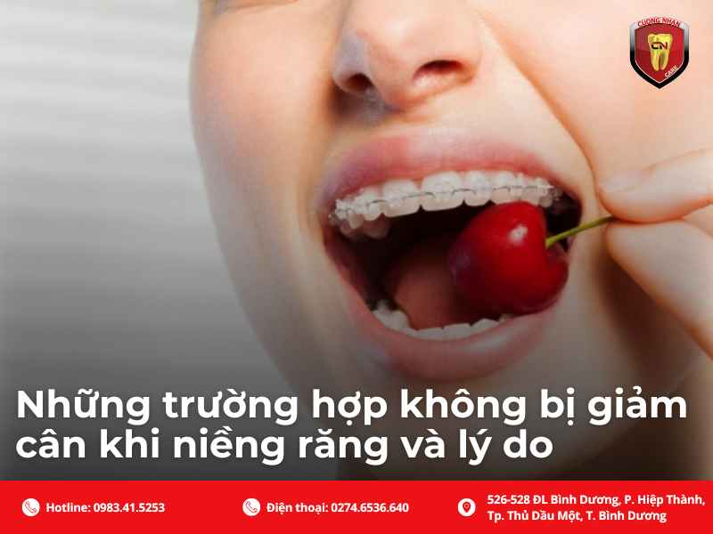 Giải đáp các trường hợp không bị giảm cân khi niềng răng