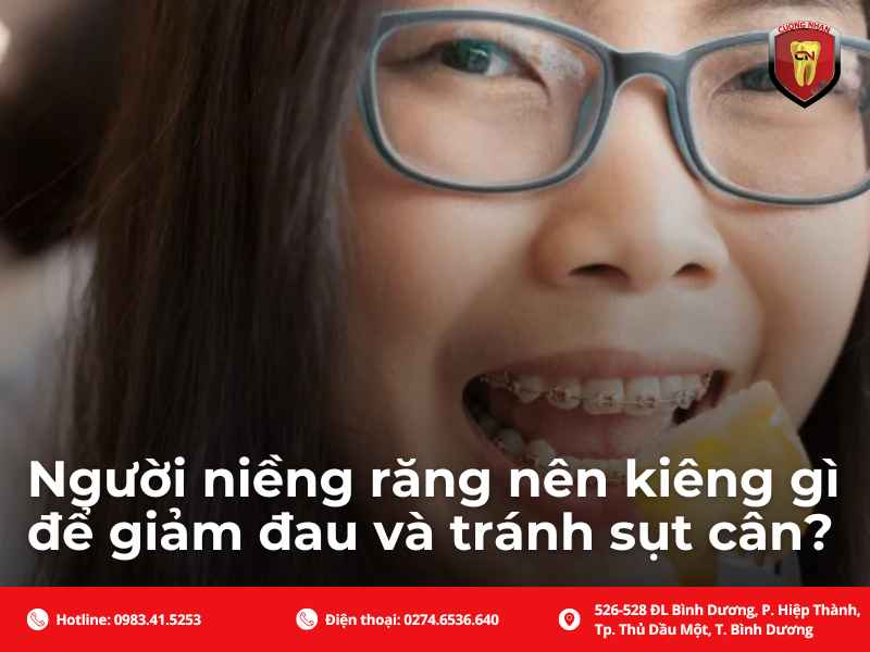 Các nhóm thức ăn cần tránh trong khi niềng răng