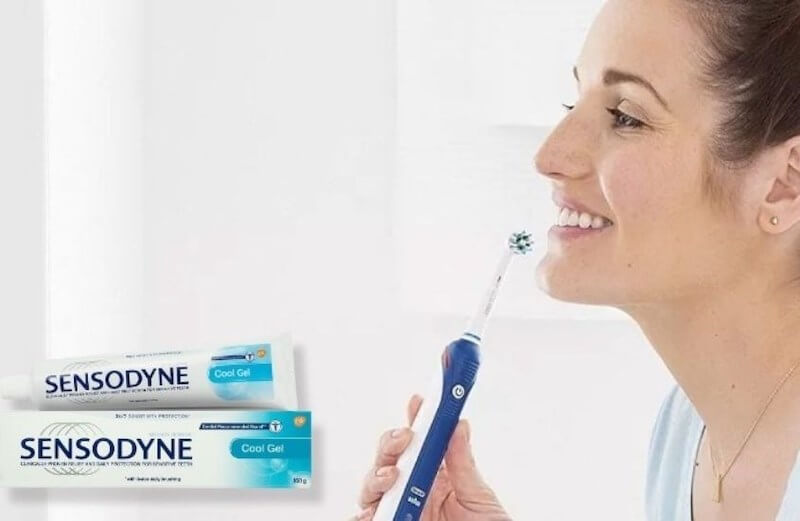 Sensodyne Cool Gel giúp bảo vệ răng nướu hoàn toàn.