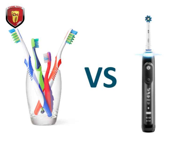 So sánh chi tiết bàn chải điện vs thường