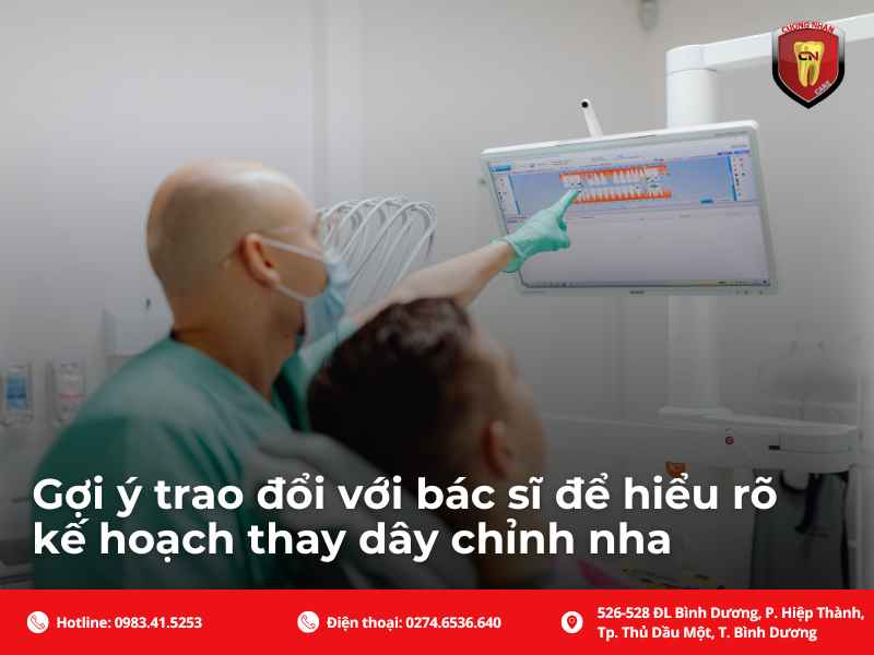 Gợi ý các thông tin trao đổi với bác sĩ