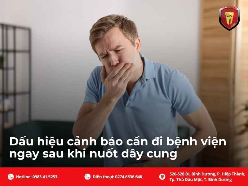 Phân loại các trường hợp nuốt dây cung thường gặp