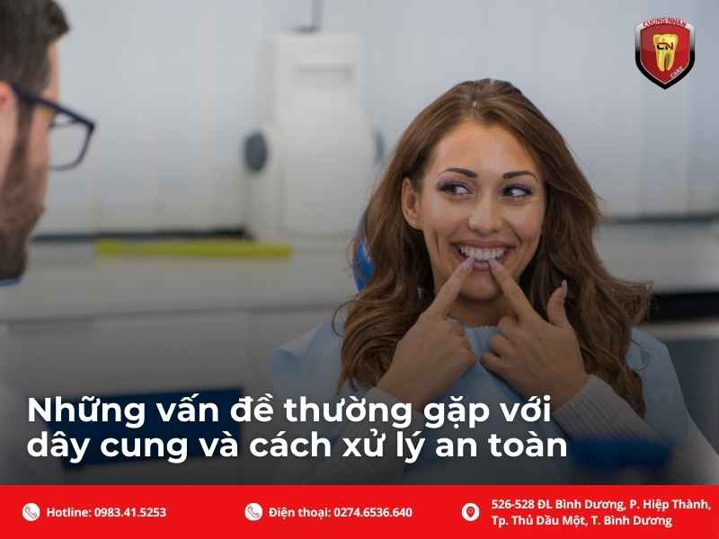Những vấn đề thường gặp với dây cung và cách xử lý an toàn