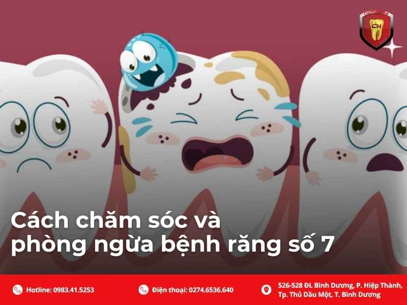 Cách chăm sóc và phòng ngừa bệnh răng số 7