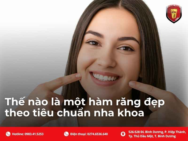 Thế nào là một hàm răng đẹp theo tiêu chuẩn nha khoa