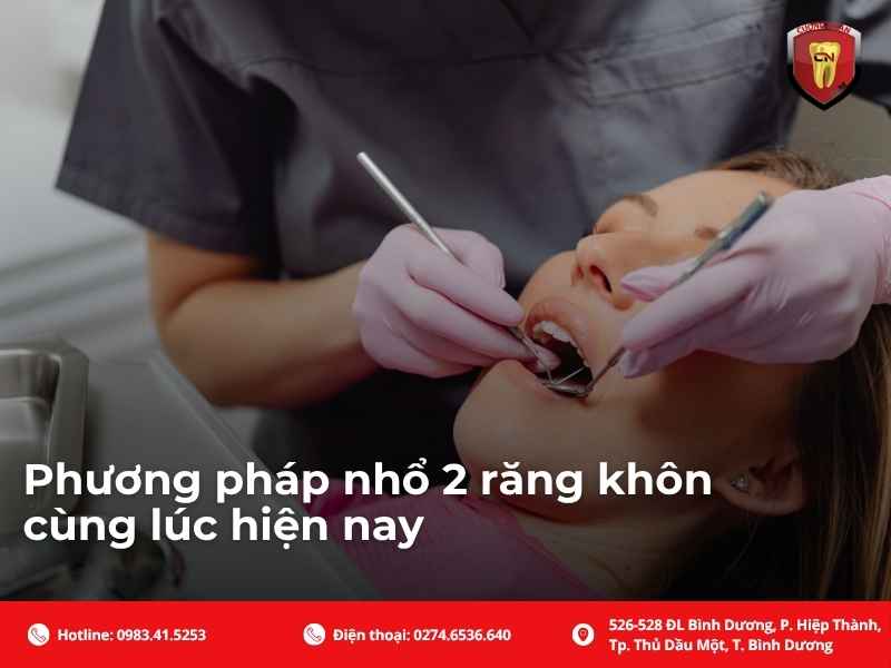 Phương pháp nhổ 2 răng khôn cùng lúc hiện nay