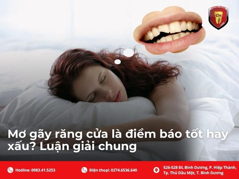 Mơ gãy răng cửa là điềm báo tốt hay xấu? Luận giải chung