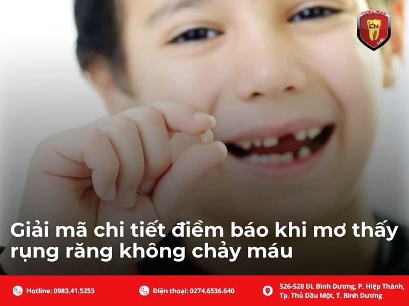 Giải mã chi tiết điềm báo khi mơ thấy rụng răng không chảy máu