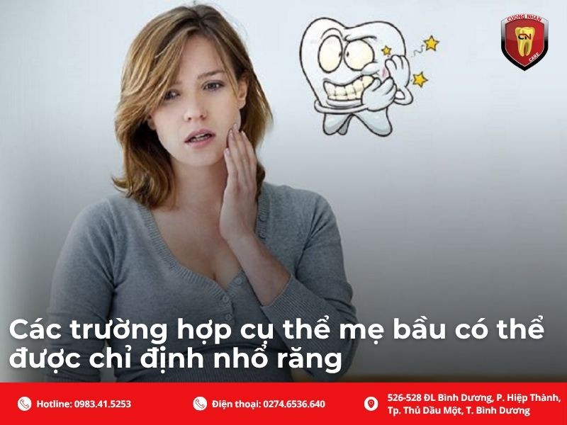 Các nha sĩ sẽ sử dụng loại thuốc tê nhổ răng cho bà bầu chuyên dụng
