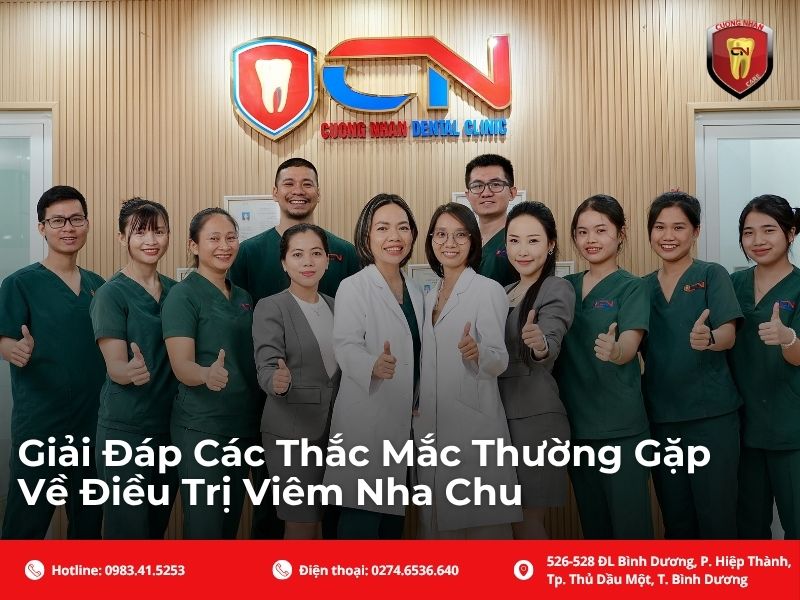 Giải đáp các thắc mắc thường gặp về điều trị viêm nha chu