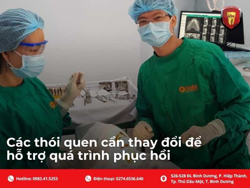 Các thói quen cần thay đổi để hỗ trợ quá trình phục hồi