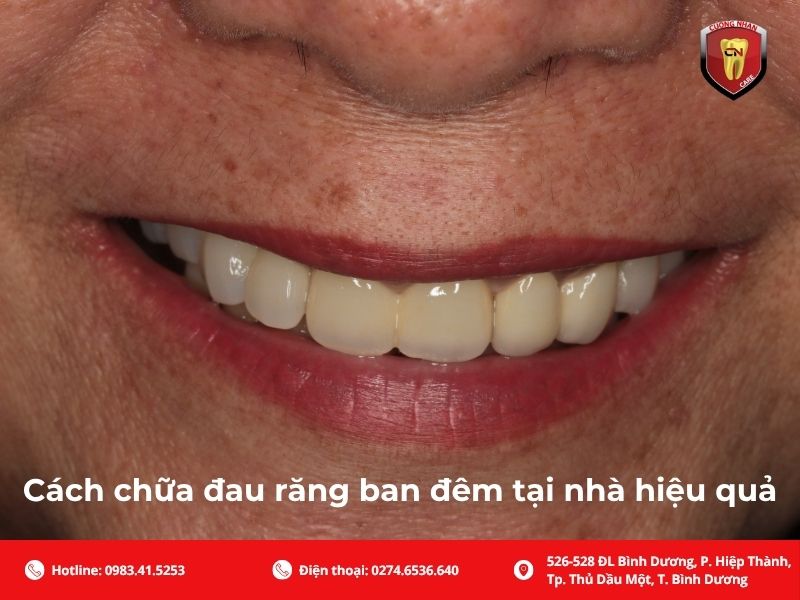 Cách chữa đau răng ban đêm tại nhà hiệu quả