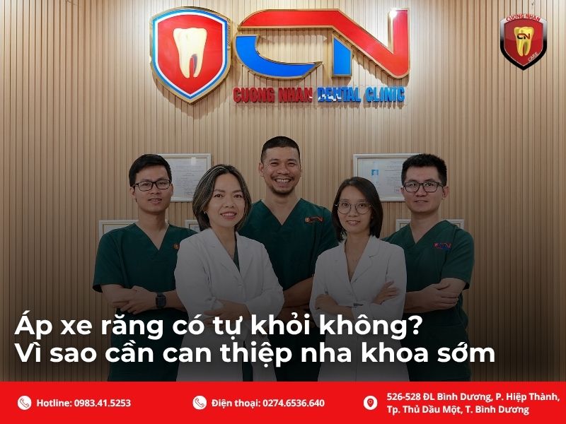 Áp xe răng có tự khỏi không? Vì sao cần can thiệp nha khoa sớm