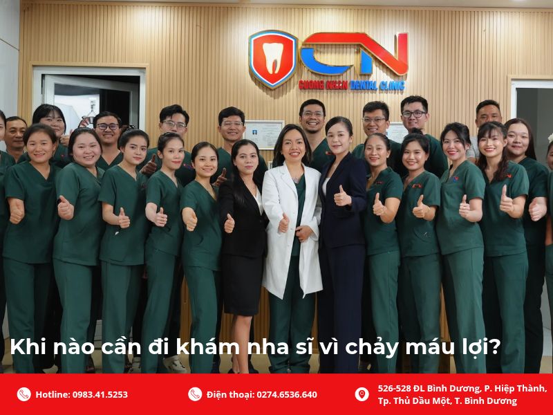 Khi nào cần đi khám nha sĩ vì chảy máu lợi?