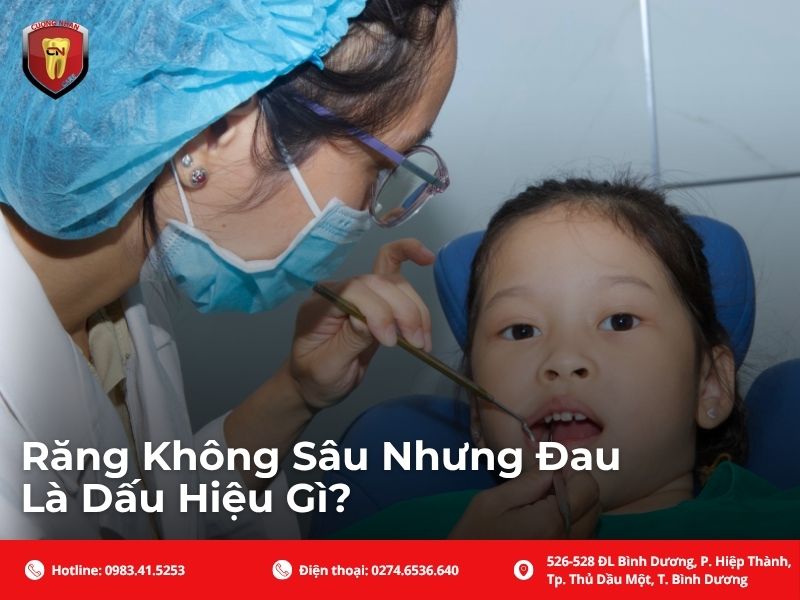 Răng không sâu nhưng đau là dấu hiệu gì?