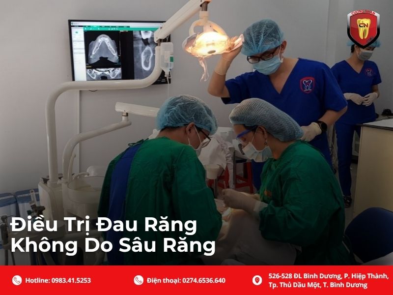 Điều trị đau răng không do sâu răng